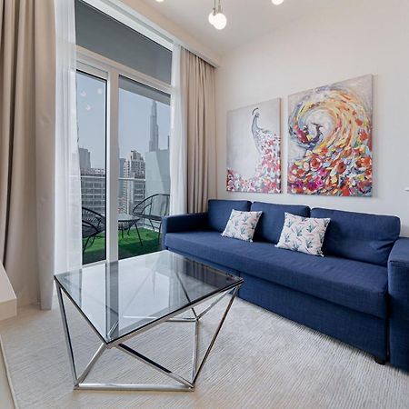 Alluring 1 Bd Apartment In Business Bay With Burj Khalifa View Dubai Exteriör bild